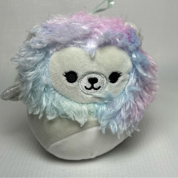 5 Squishmallows Christmas Ornaments 4” Fox Lion Pig & Cat - Picture 4 of 11